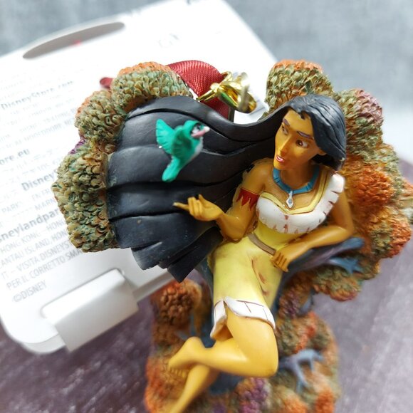 Disney Sketchbook Pocahontas With Hummingbird Limited Edition Christmas Ornament - Picture 3 of 5